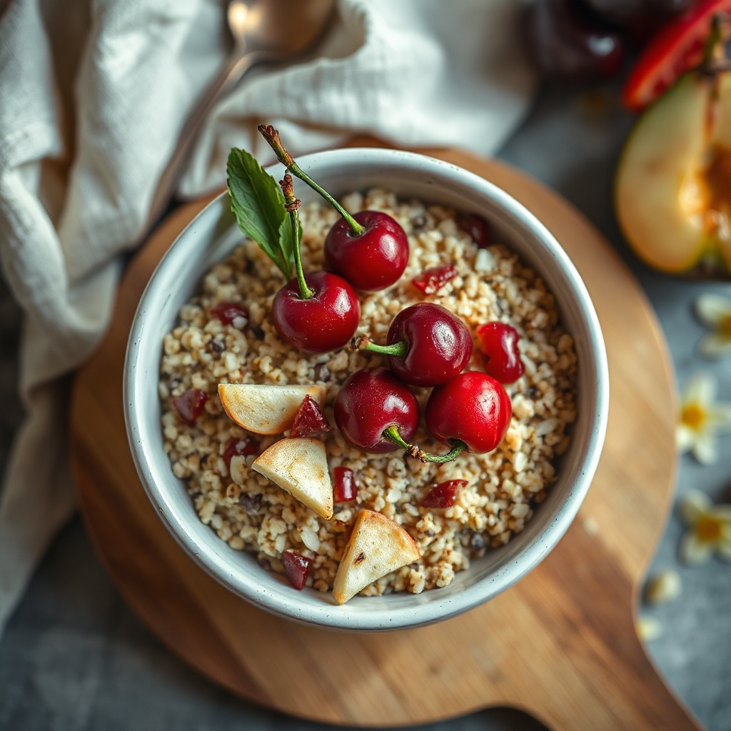 Tanier so zdravým jedlom: losos, quinoa, šalát a avokádo